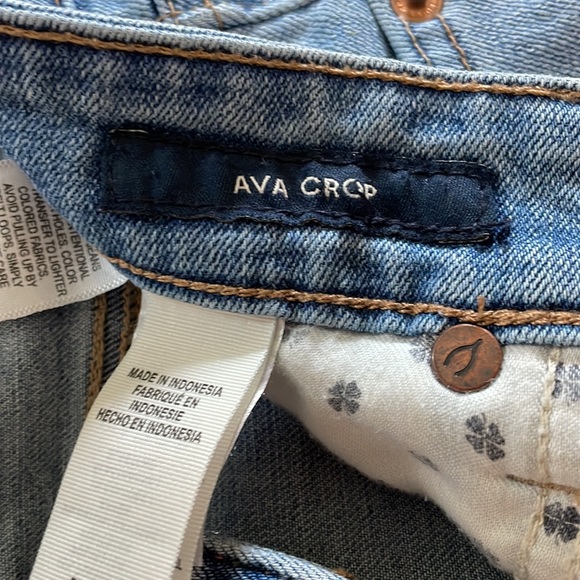 Lucky brand jeans, ava crop, size 0 waist 25 - Picture 5 of 5